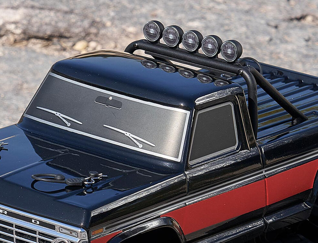 FMS 1:10 Ford F100 RS 2wd Stadium Truck – Black FMS11023RTRBK