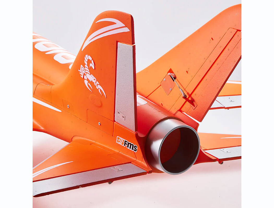 FMS 90MM EDF SUPER SCORPION PNP V2 8S JET - ORANGE FMS145POR8S