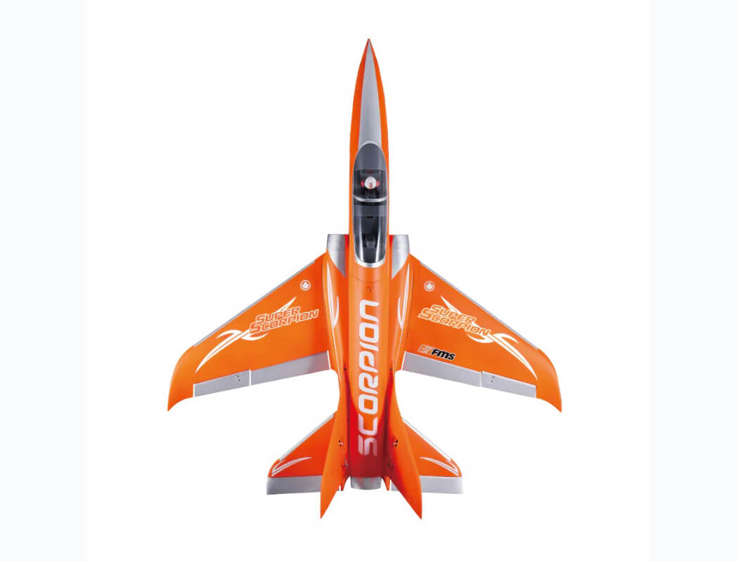 FMS 90MM EDF SUPER SCORPION PNP V2 8S JET - ORANGE FMS145POR8S