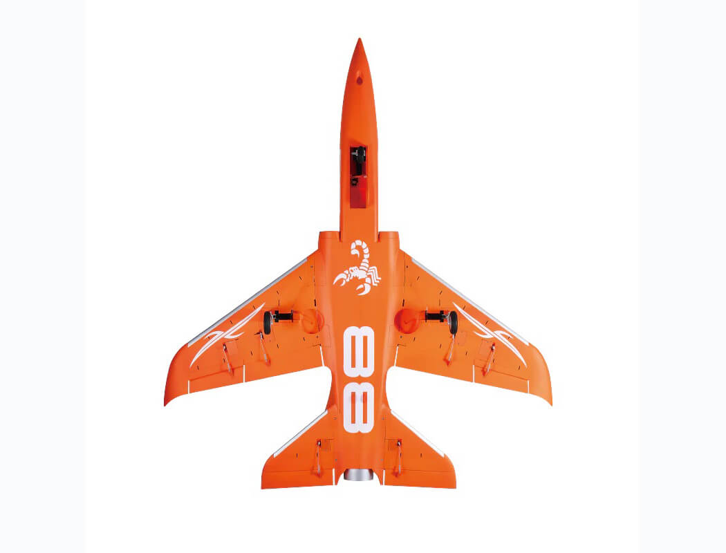 FMS 90MM EDF SUPER SCORPION PNP V2 8S JET - ORANGE FMS145POR8S