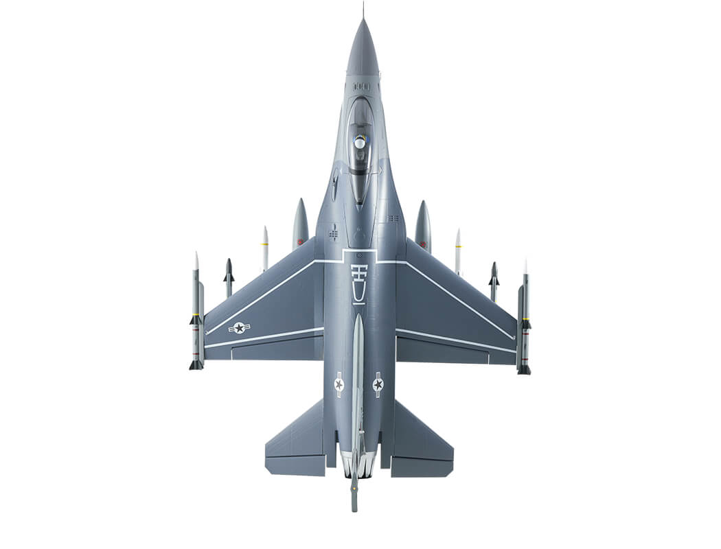 FMS 64mm F-16 GREY EDF PNP FMS146PGY