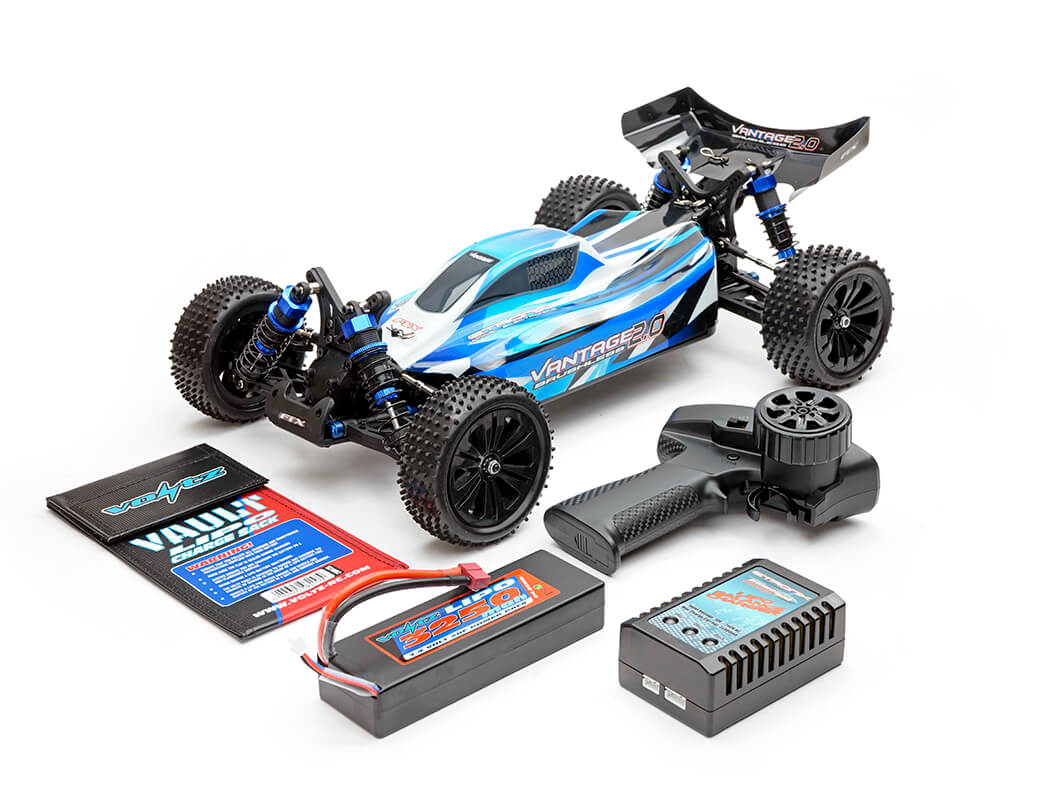 FTX Ftx Vantage 2.0 1/10 Brushless Buggy 4Wd Rtr With Lipo Battery & Charger FTX5561B