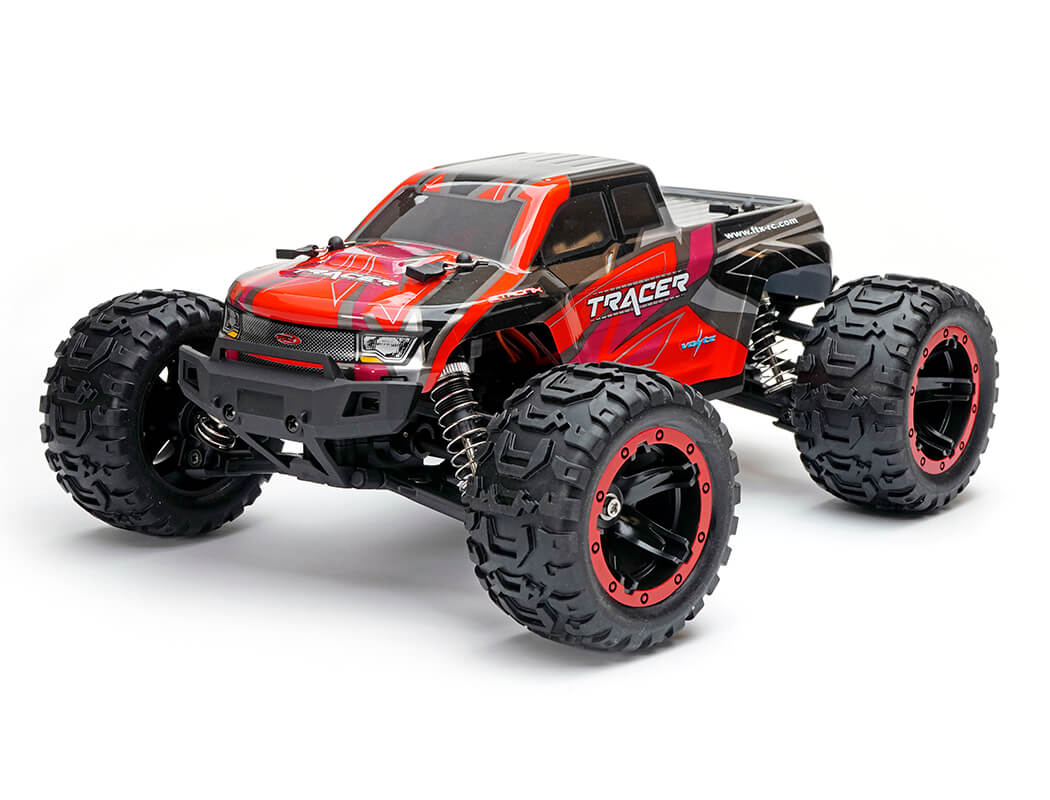 FTX RC Tracer 1/16th 4wd Brushed Monster Truck RTR – RED