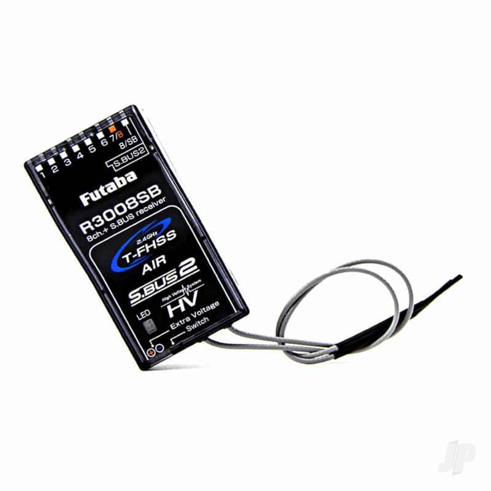 Futaba R3008SB 8-Channel (PWM) Air Receiver (18-Channel S.BUS) T-FHSS FUT05102609-3 Main