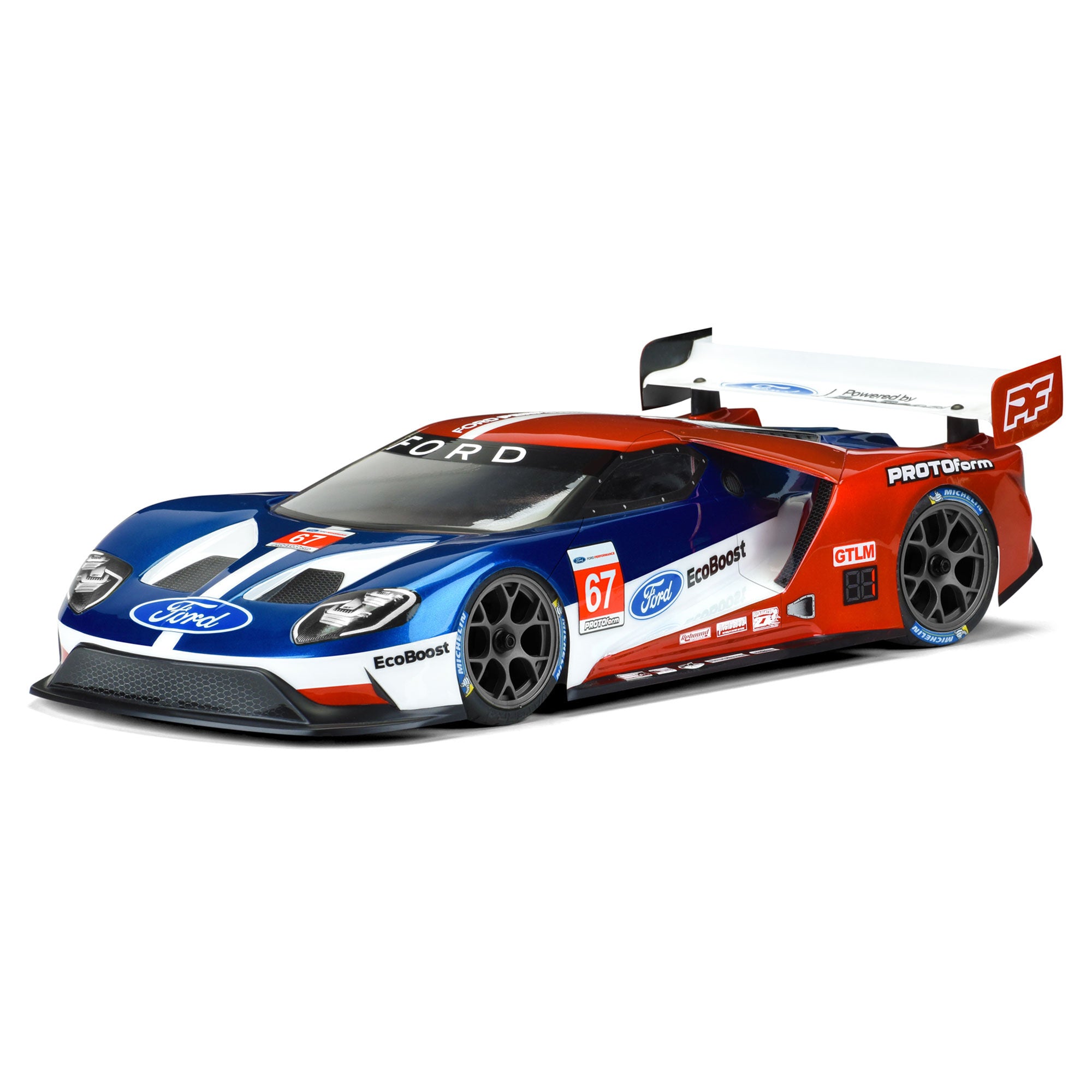 1/10 Ford GT LW Clear Body: 190mm Touring Car with LP shock