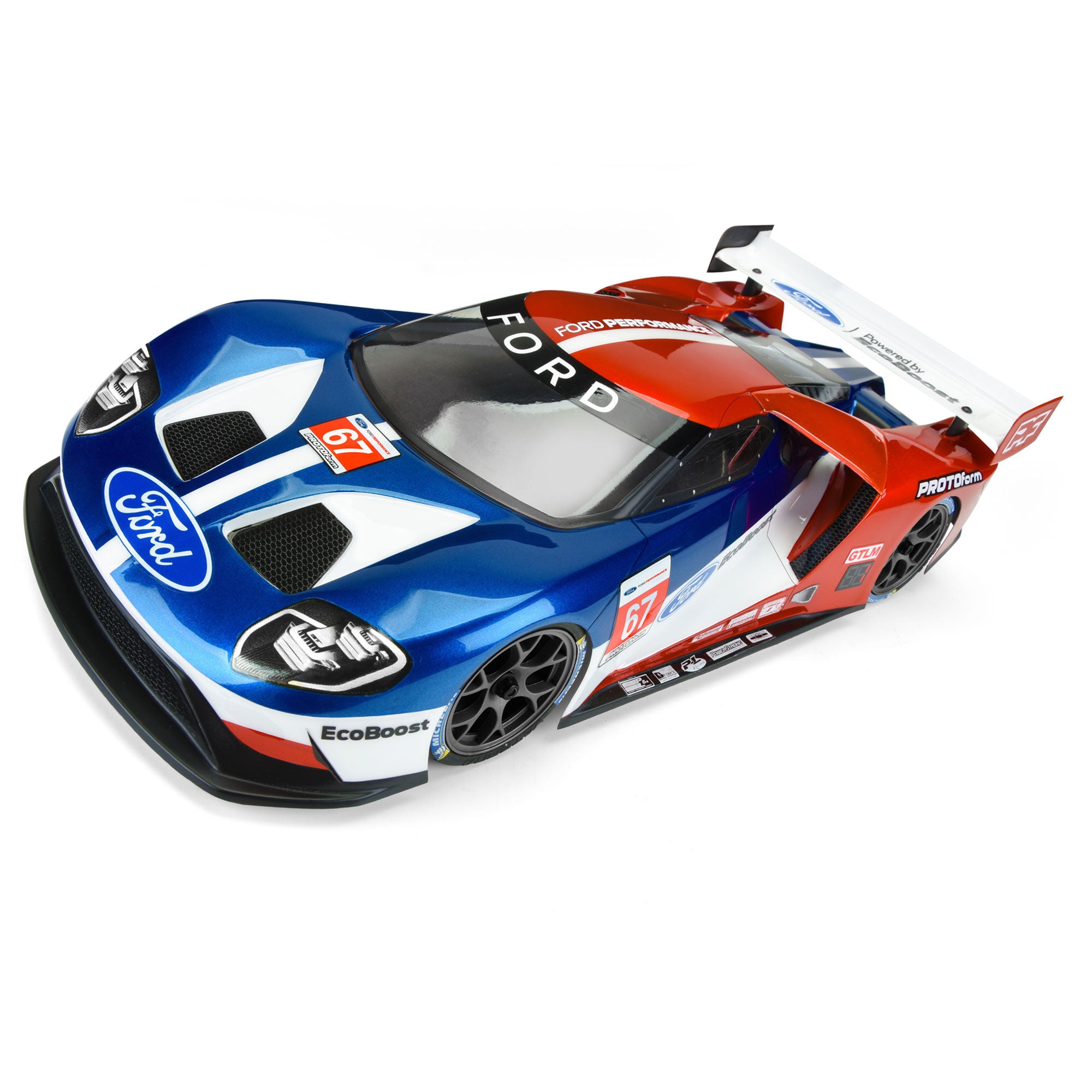 1/10 Ford GT LW Clear Body: 190mm Touring Car with LP shock