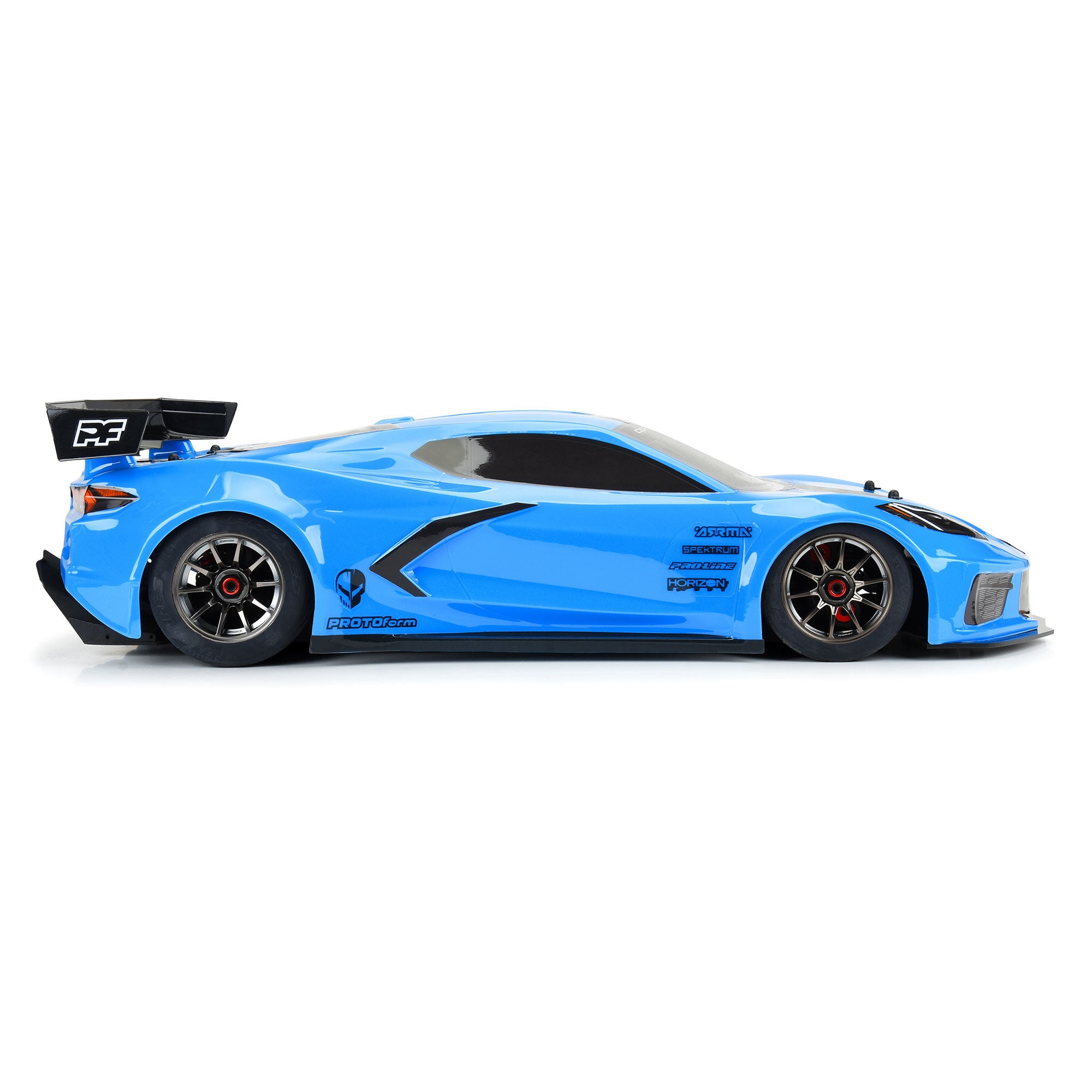 1/7 Chevrolet Corvette C8 Painted Body (Rapid Blue): Felony