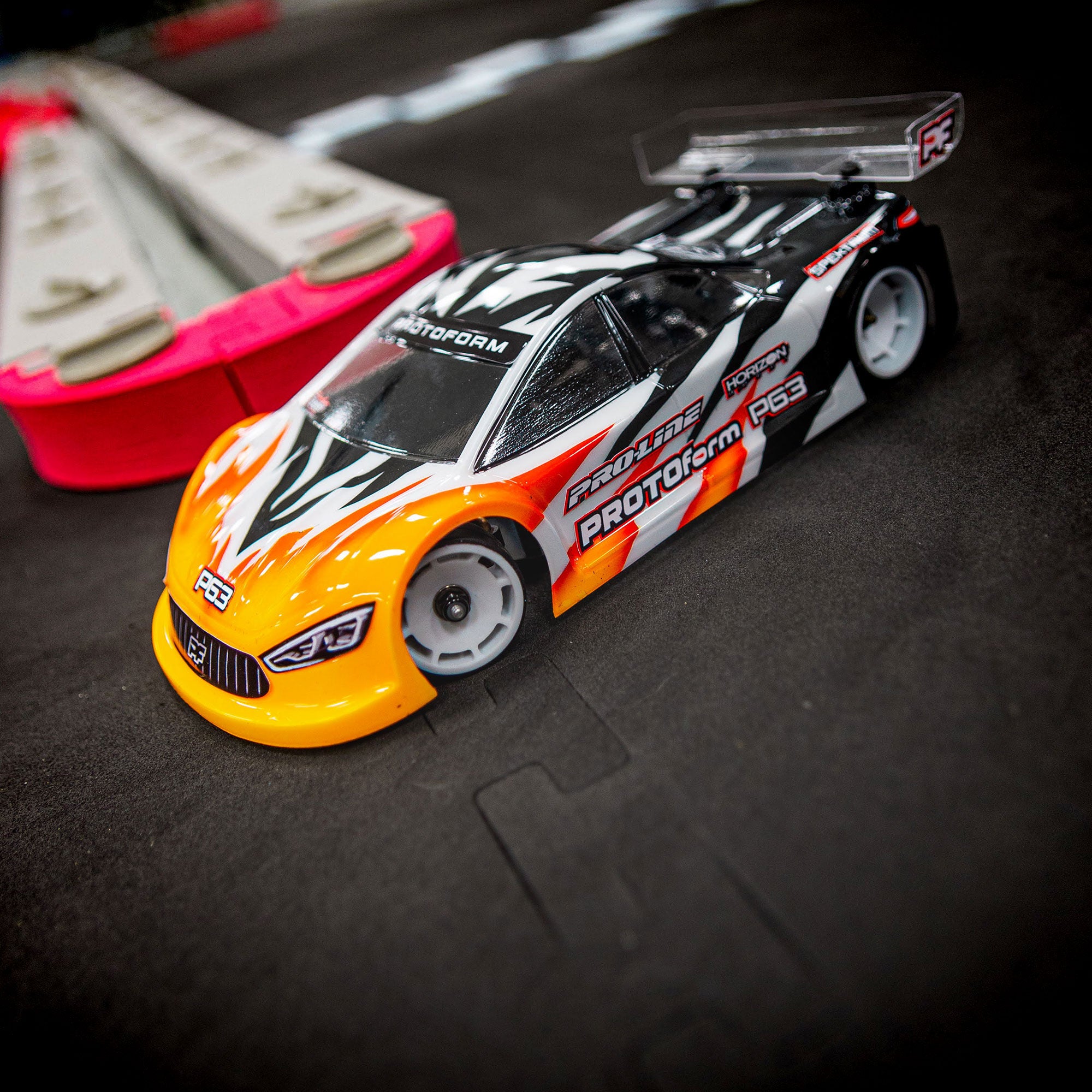 1/28 P63 Light Weight Clear Body: Mini-Z & 1/28 Chassis (98m