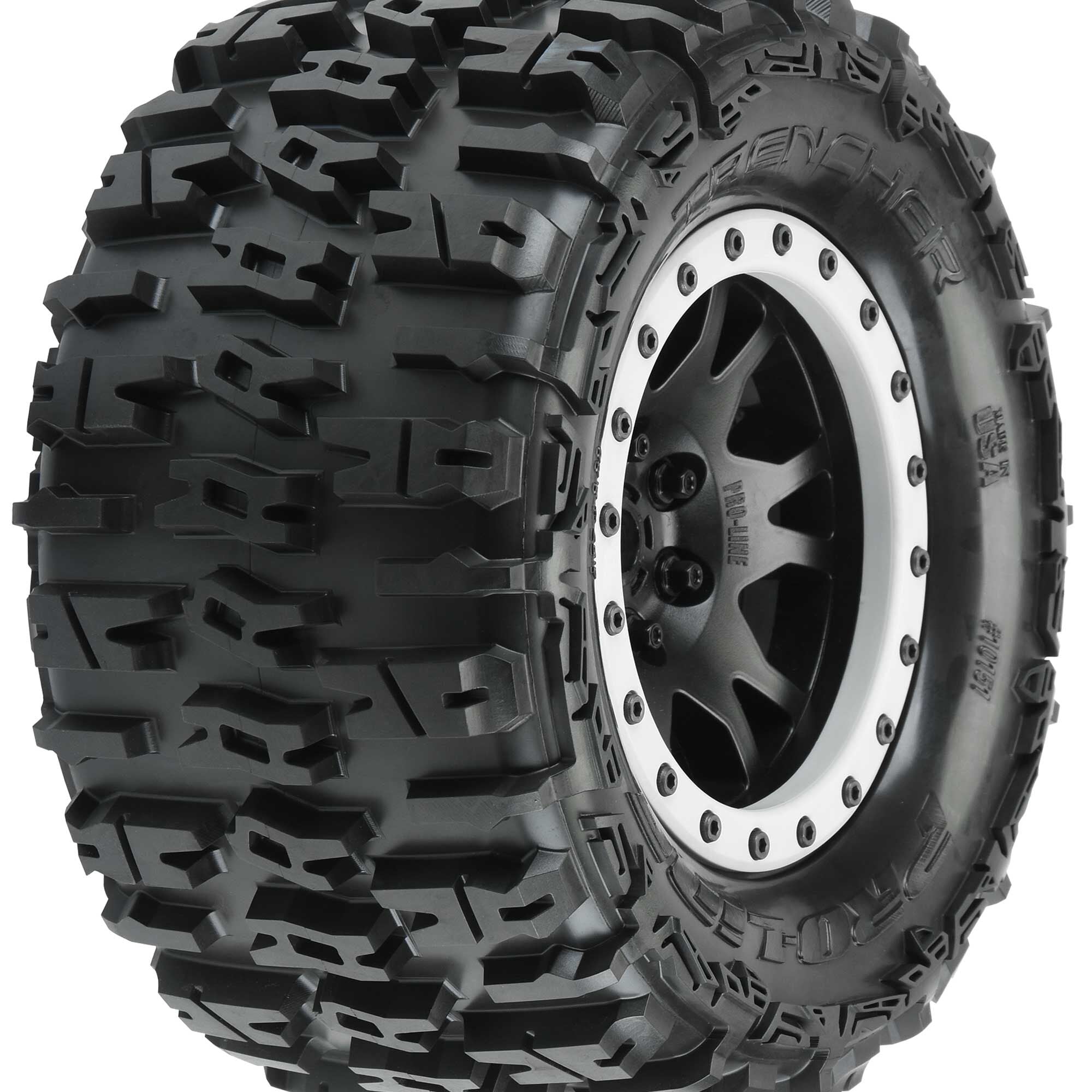 1/5 Trencher Pro-Loc F/R 4.3" X-MAXX MTD 24mm Blk/Gry Impuls