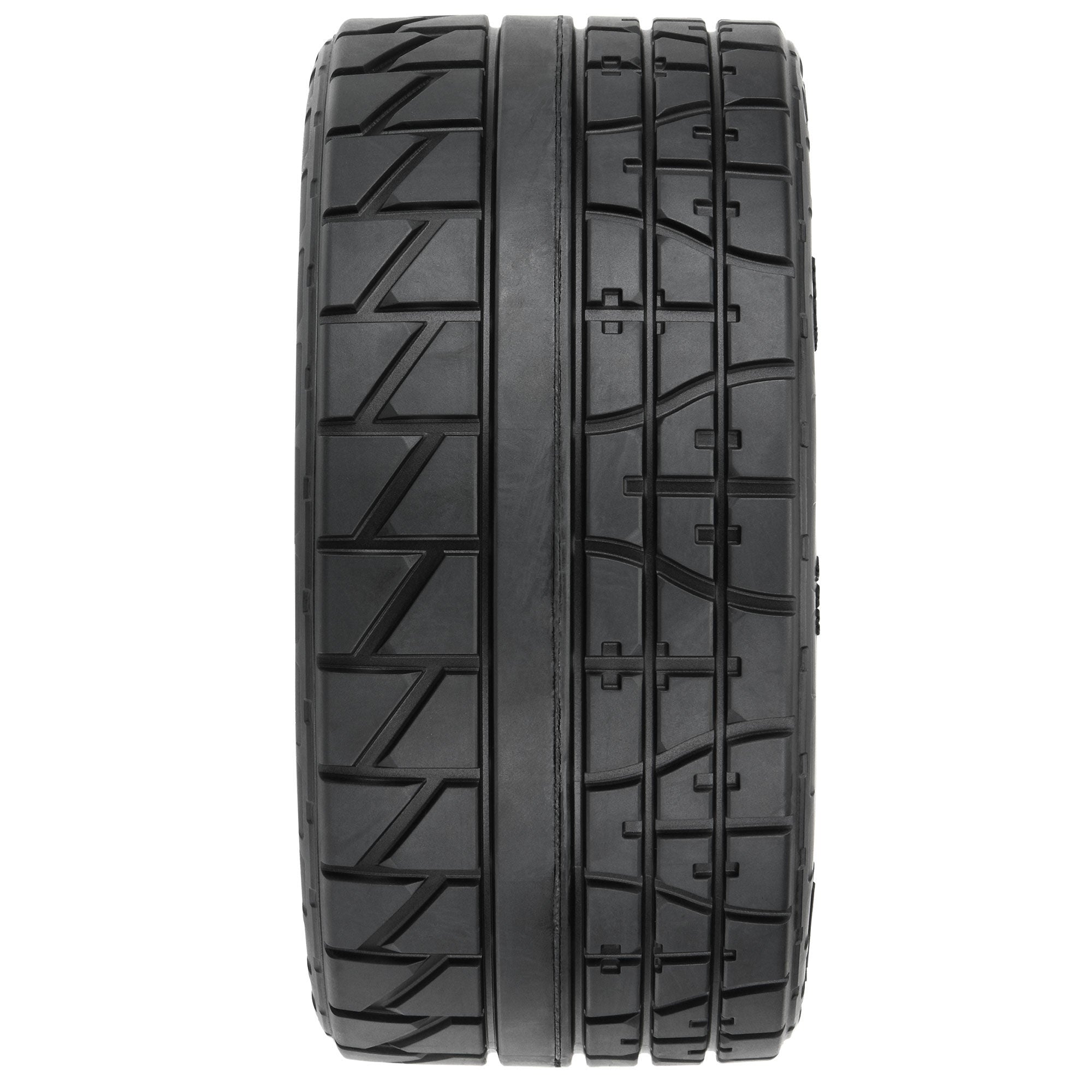 1/6 Menace HP BELTED Fr/Rr 5.7" MT Tires Mounted 24mm Blk Ra