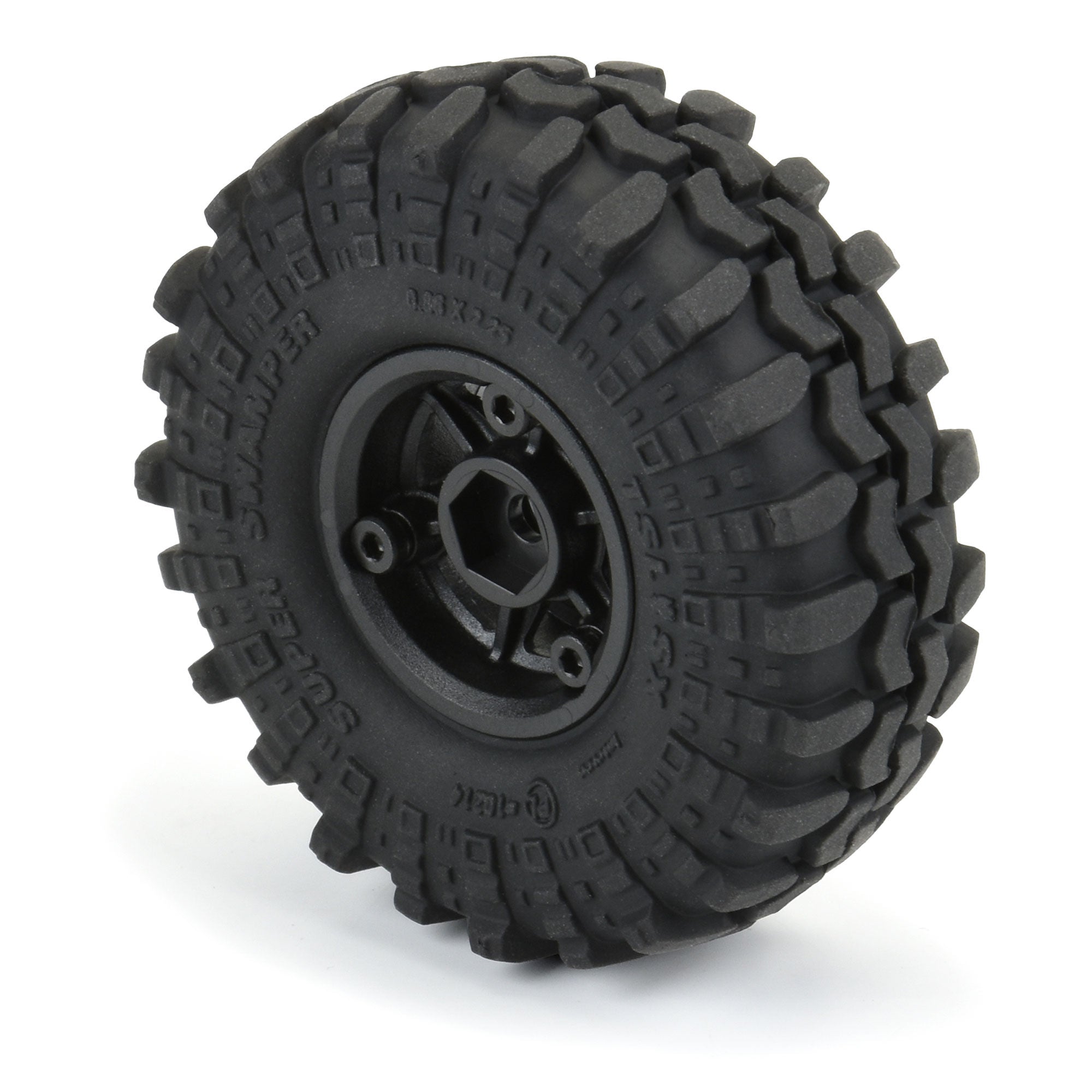1/24 Interco Super Swamper F/R 1.0" Tires MTD 7mm Black Holc