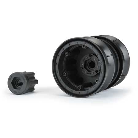 1/10 Carbine Front/Rear 1.9" 12mm Rock Crawler Wheels (2) Bl
