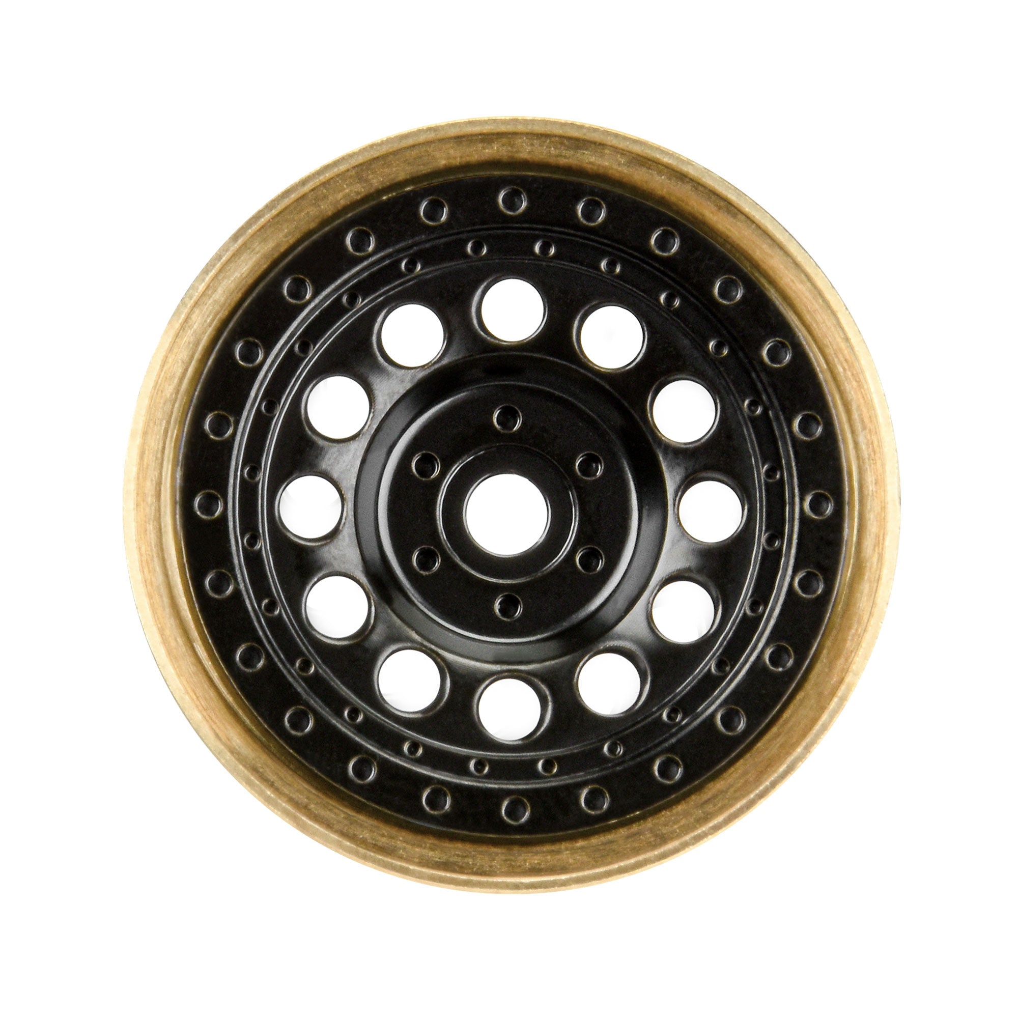Pro-line Racing 1/24 Rock Shooter Brass F/R 1.0" 7mm Crawler Wheels (2) Blac - RC Aircraft Spares