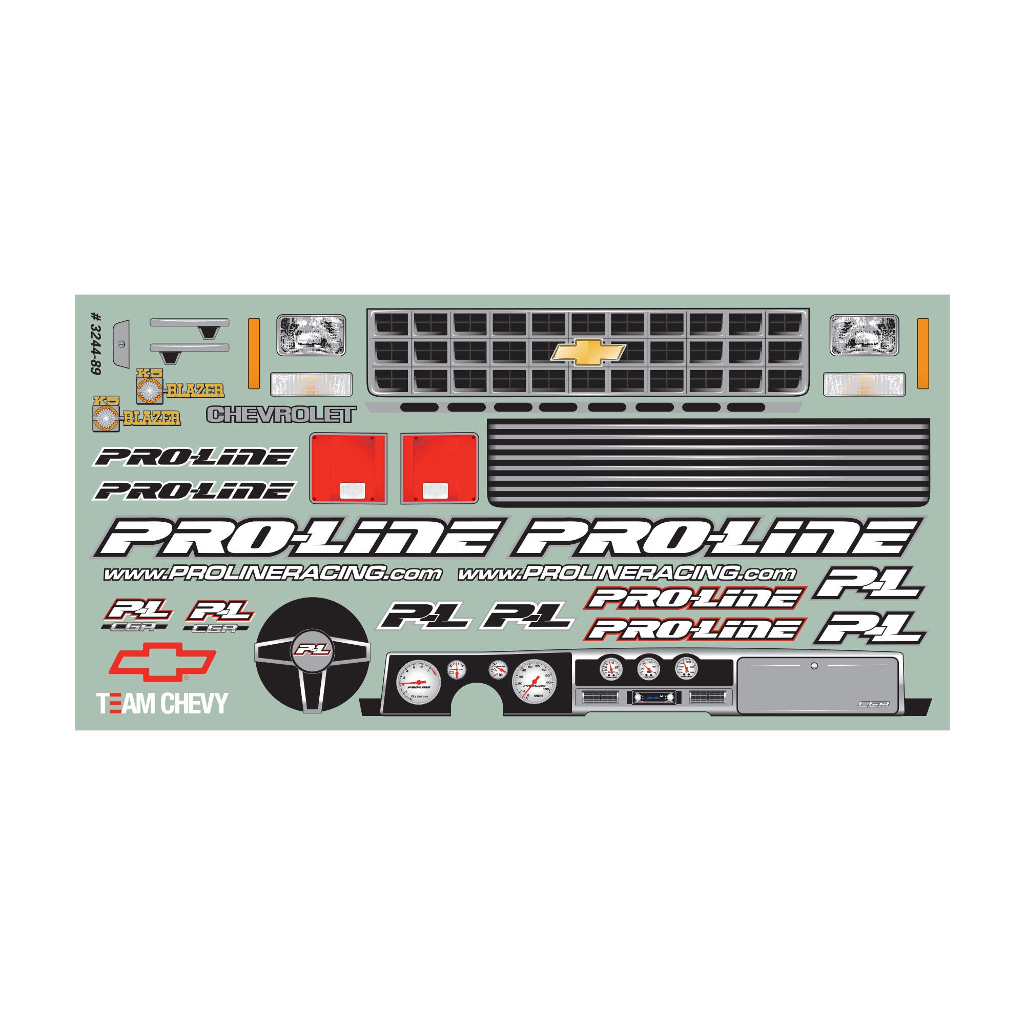 1/8 1980 Chevy Pick-up Clear Body: Monster Truck