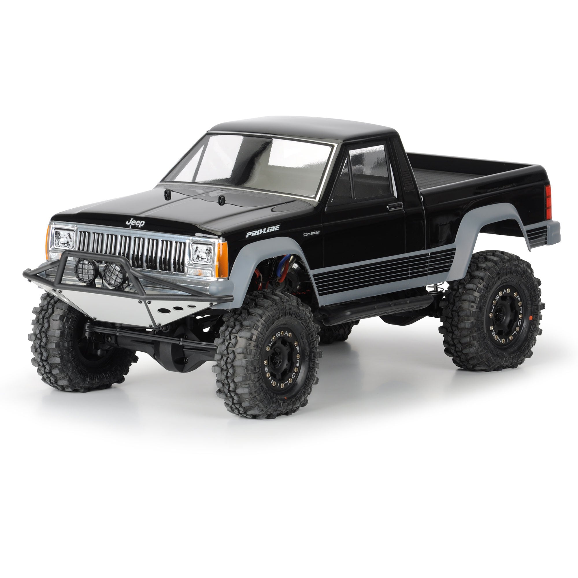 1/10 Jeep Comanche Full Bed Clear Body 12.3" (313mm) WB Crwl