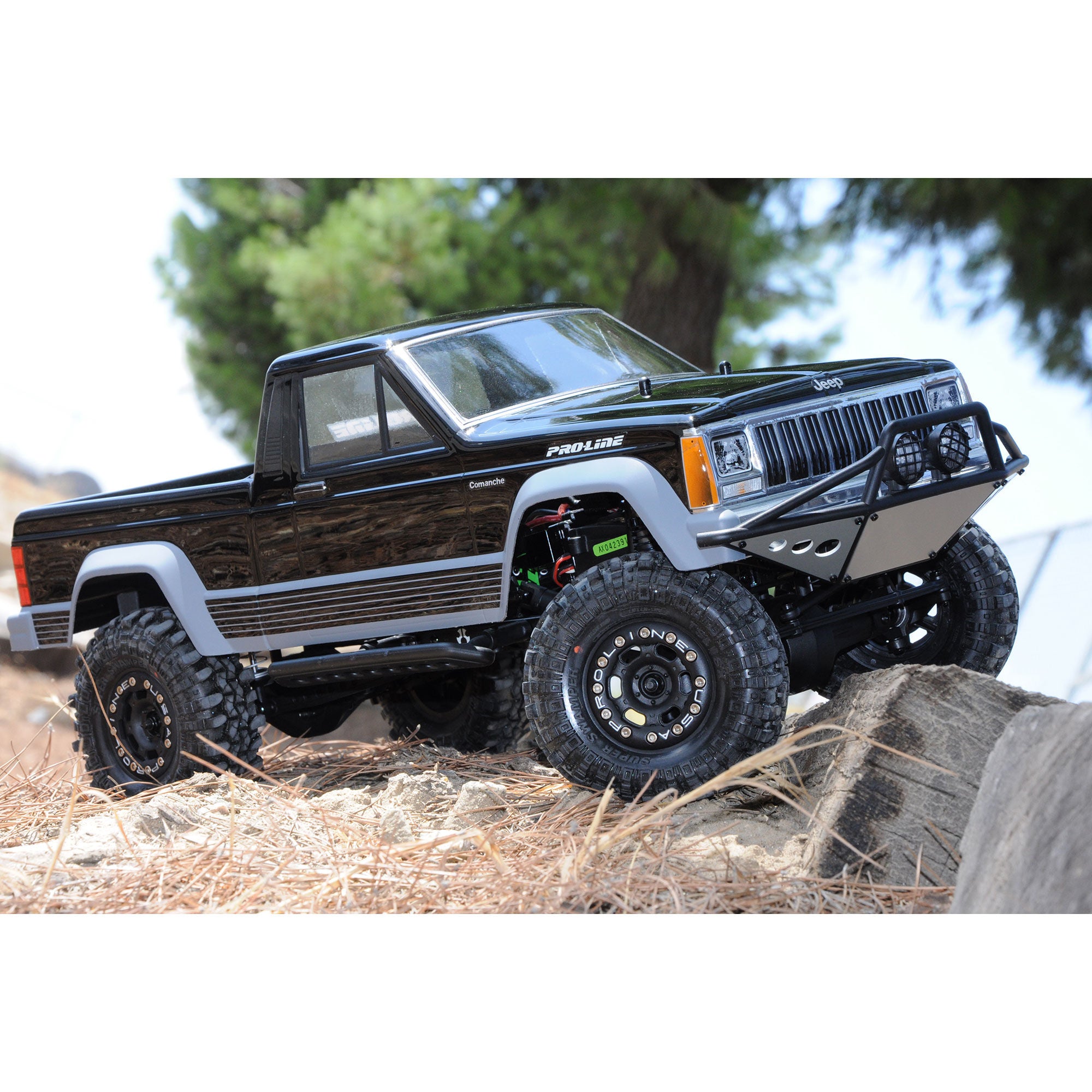 1/10 Jeep Comanche Full Bed Clear Body 12.3" (313mm) WB Crwl