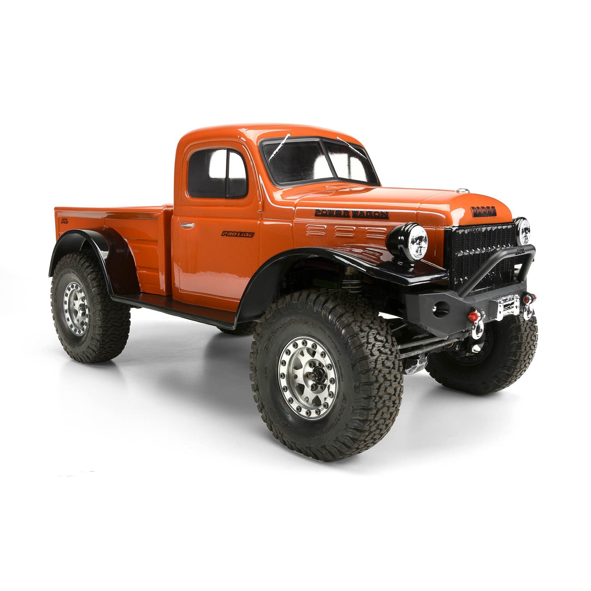 1/10 1946 Dodge Power Wagon Clear Body 12.3" (313mm) WB Craw