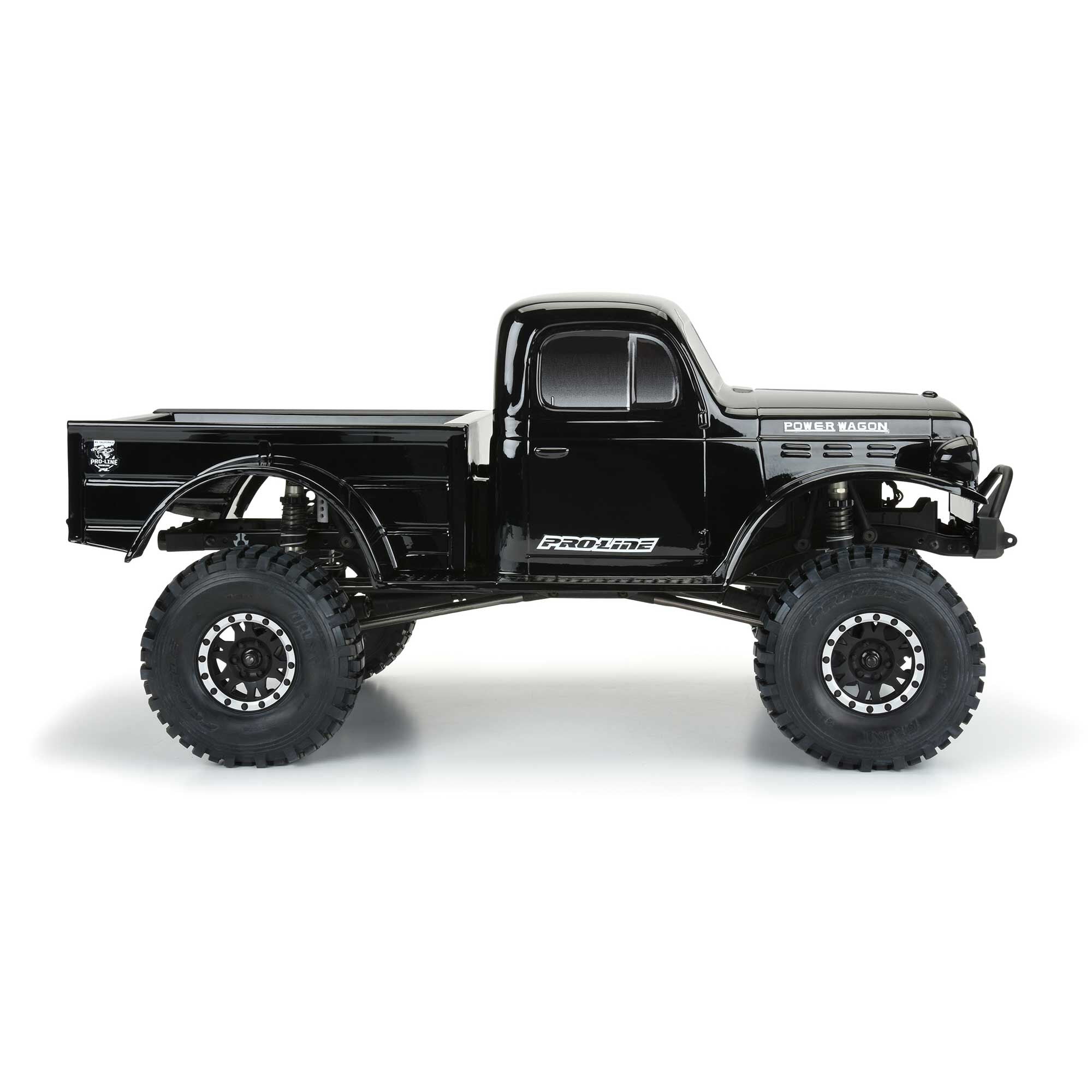 1/10 1946 Dodge Power Wagon Black Body 12.3" (313mm) WB Craw