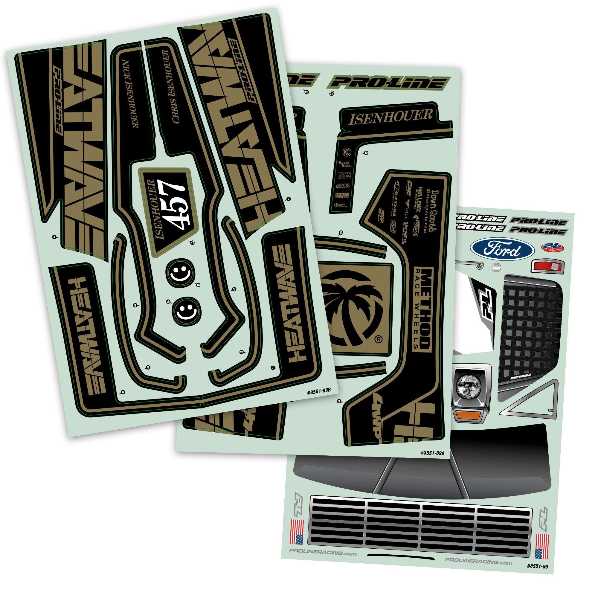 1/10 Pre-Cut 1967 Ford F-100 Heatwave Black Body: Short Cour