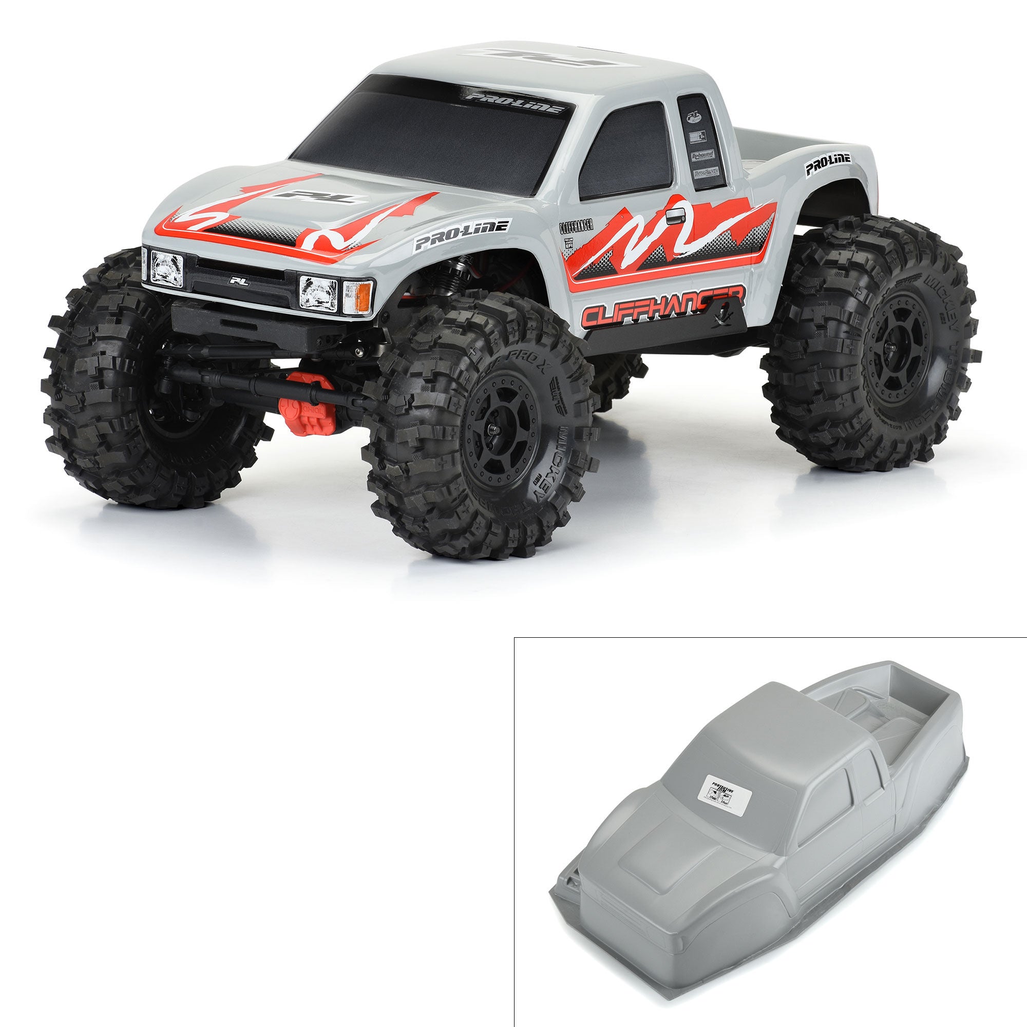 1/10 Cliffhanger HP Stone Gray Body 12.3" (313mm) Wheelbase - Access Models