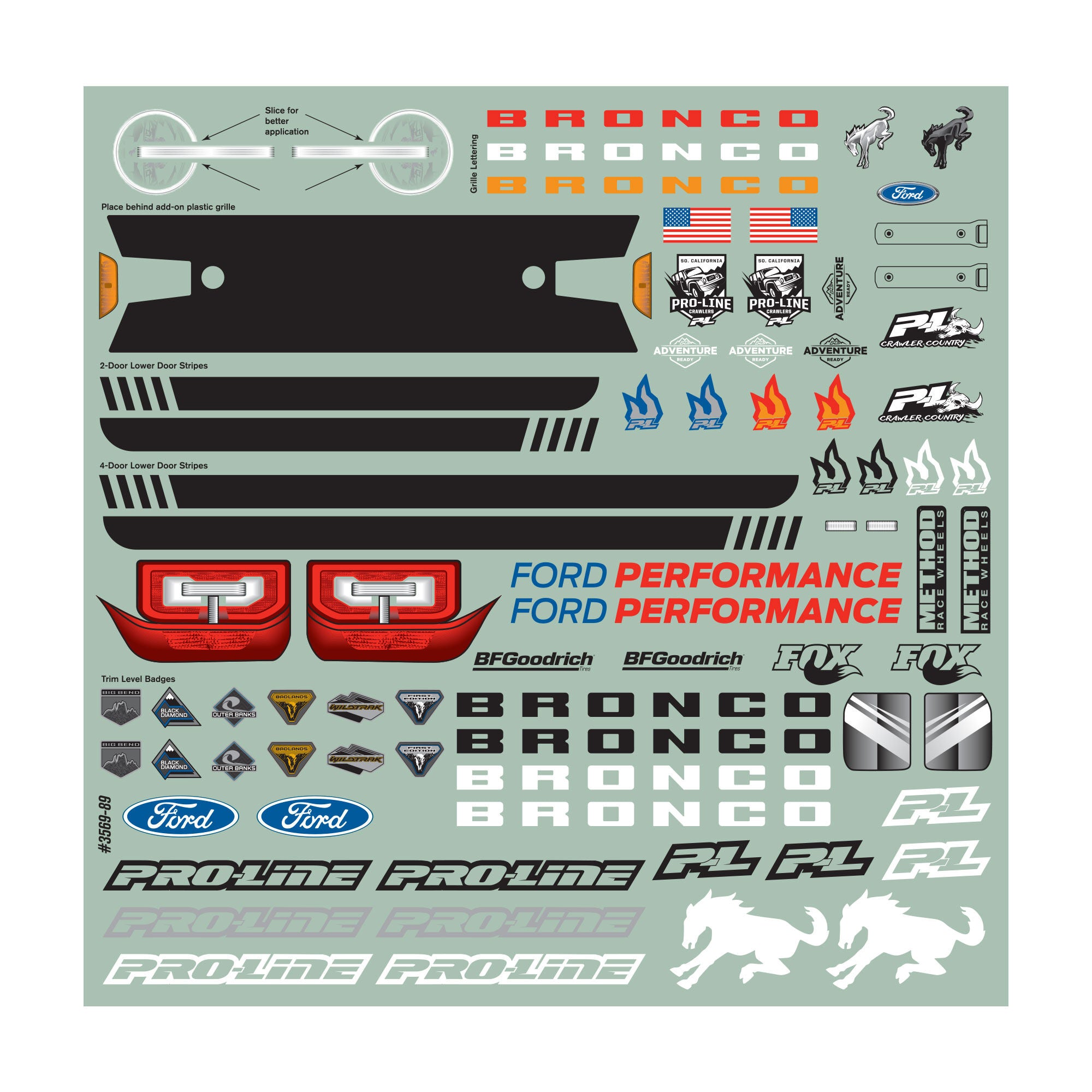 1/10 2021 Ford Bronco Clear Body Set 12.3" Wheelbase: Crawle