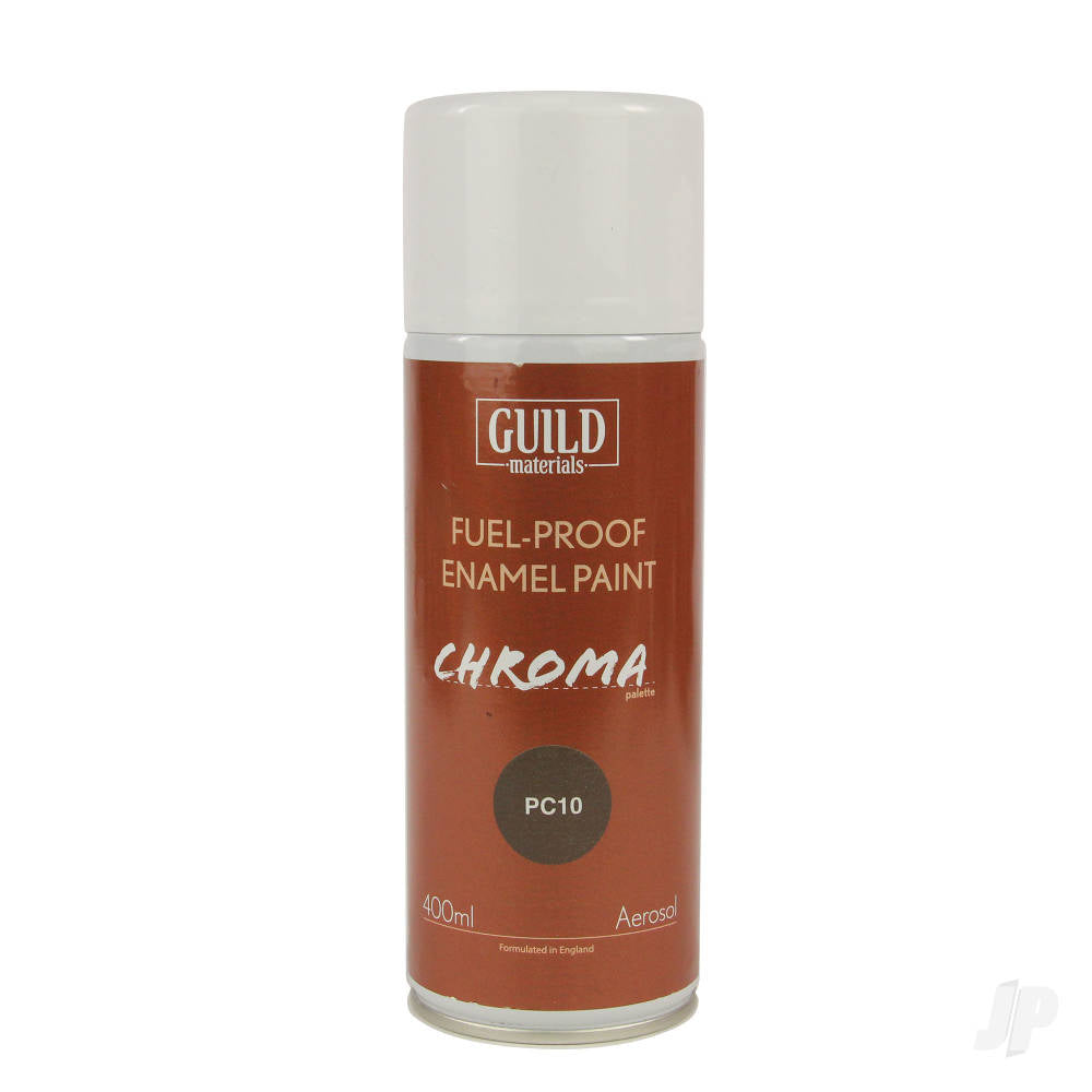 Guild Lane Chroma Enamel Fuelproof Paint Matt PC10 Dirty Brown (400ml Aerosol) GLDCHR6516 1
