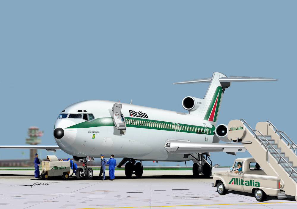 Mach 2 Boeing 727-200 Alitalia- GP111ALI