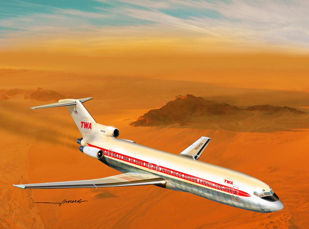 Mach 2 Boeing 727-200 TWA- GP111TWA