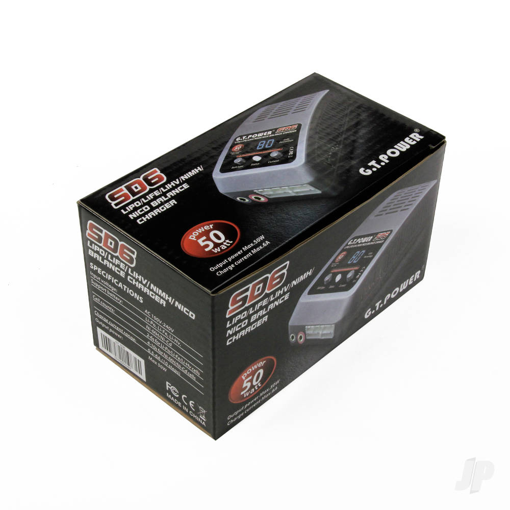 GT Power SD6 50W AC 6A Charger (UK) GTP0145 5