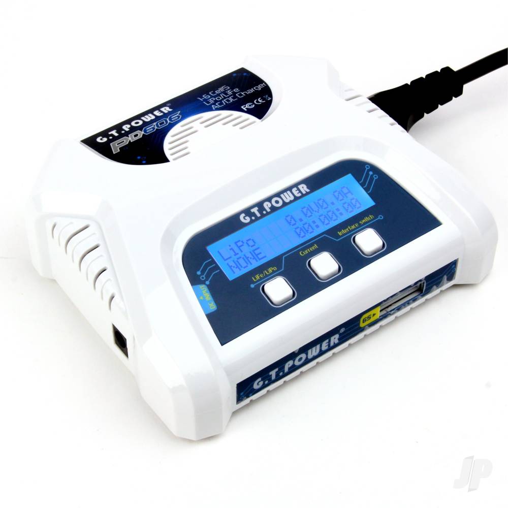 GT Power PD 606 50W AC/DC 6A Charger (UK) GTP0146 Main