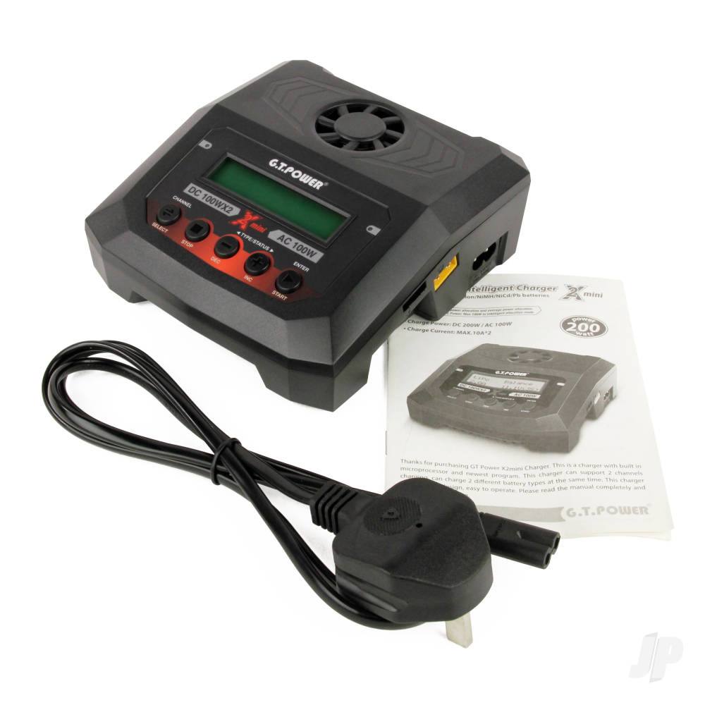 GT Power X2 Mini Charger 100W AC / 100W x2 DC (UK) GTP0171 4