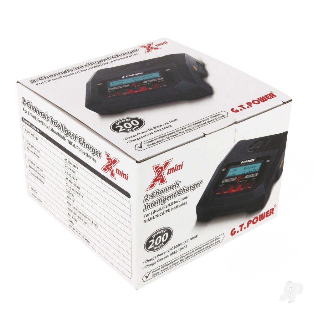 GT Power X2 Mini Charger 100W AC / 100W x2 DC (UK) GTP0171 6