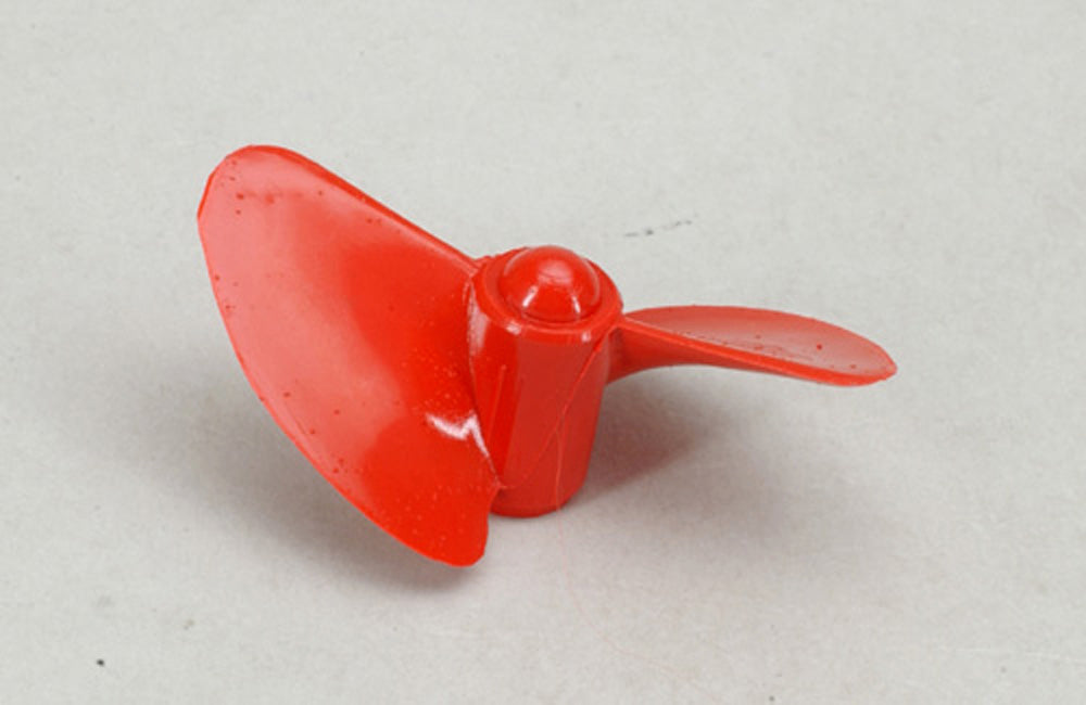 2 Bladed 50mm Waterscrew Red Nylon M5 LH