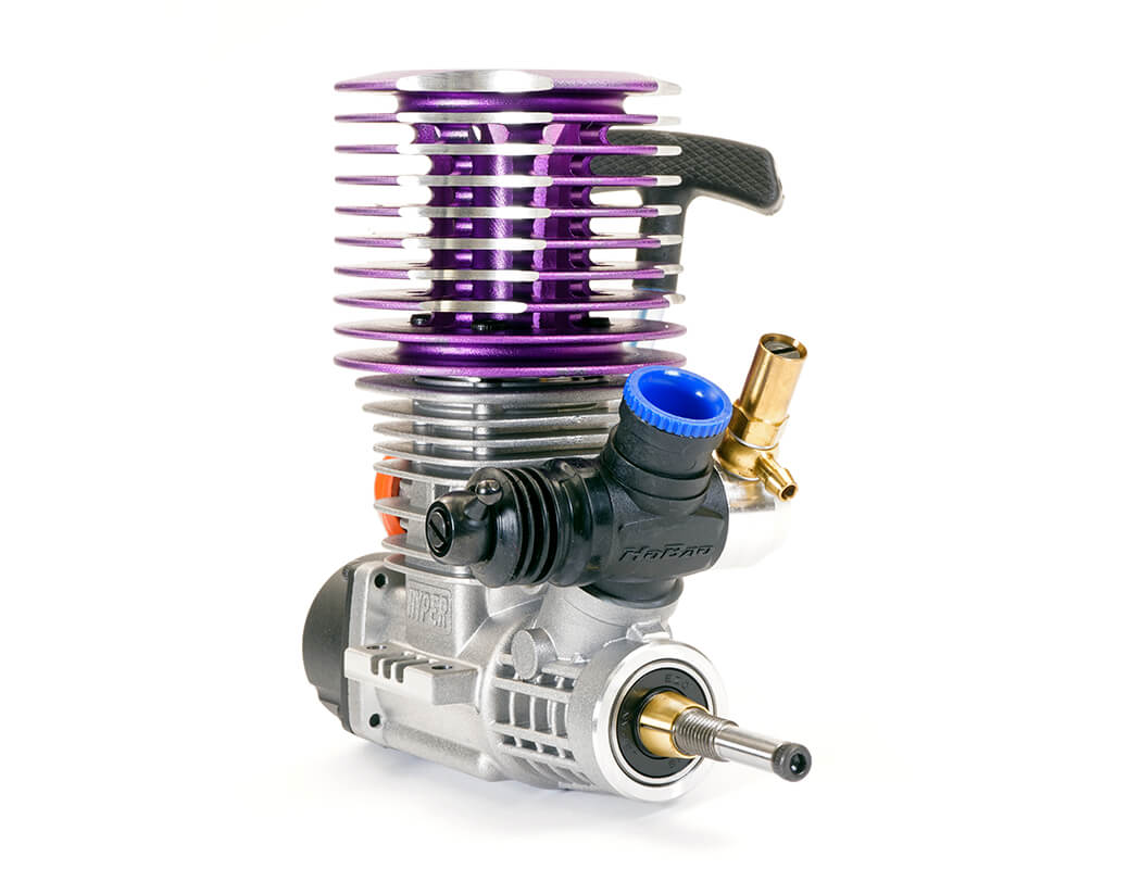 Hobao Hyper .21 3-Port Pull Start Engine (Turbo Plug) - New Cops H2132T2