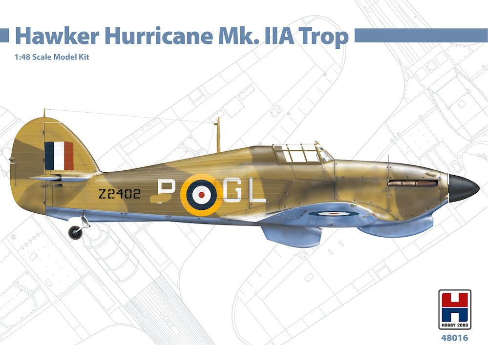 Hawker Hurricane Mk.IIA Trop Hasegawa + CARTOGRAF + MASKS