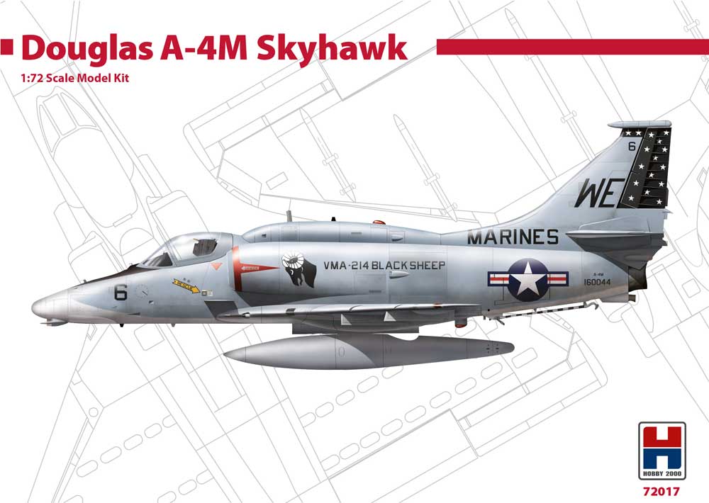 Douglas A-4M Skyhawk -Black Sheep Hobby 2000 H2K72017