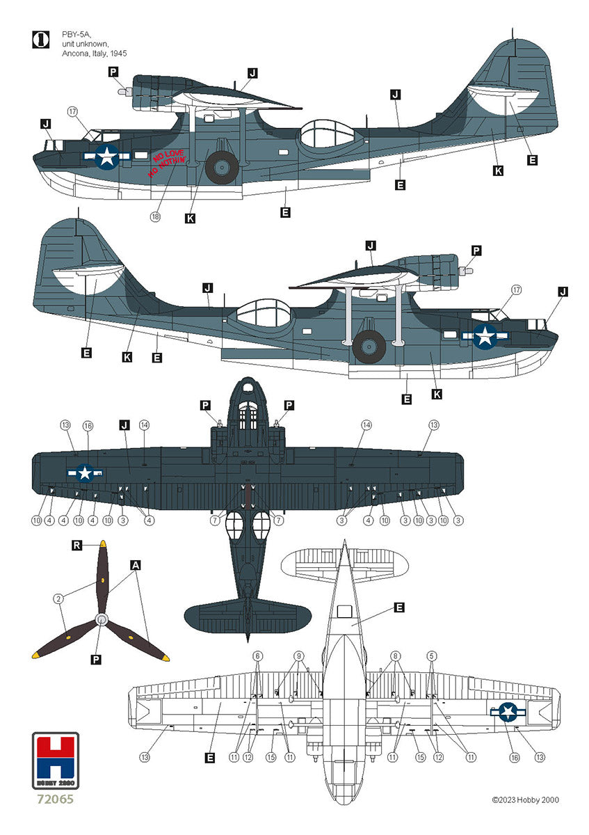 Detailed diagram of a military airplane with labeled parts on a white background