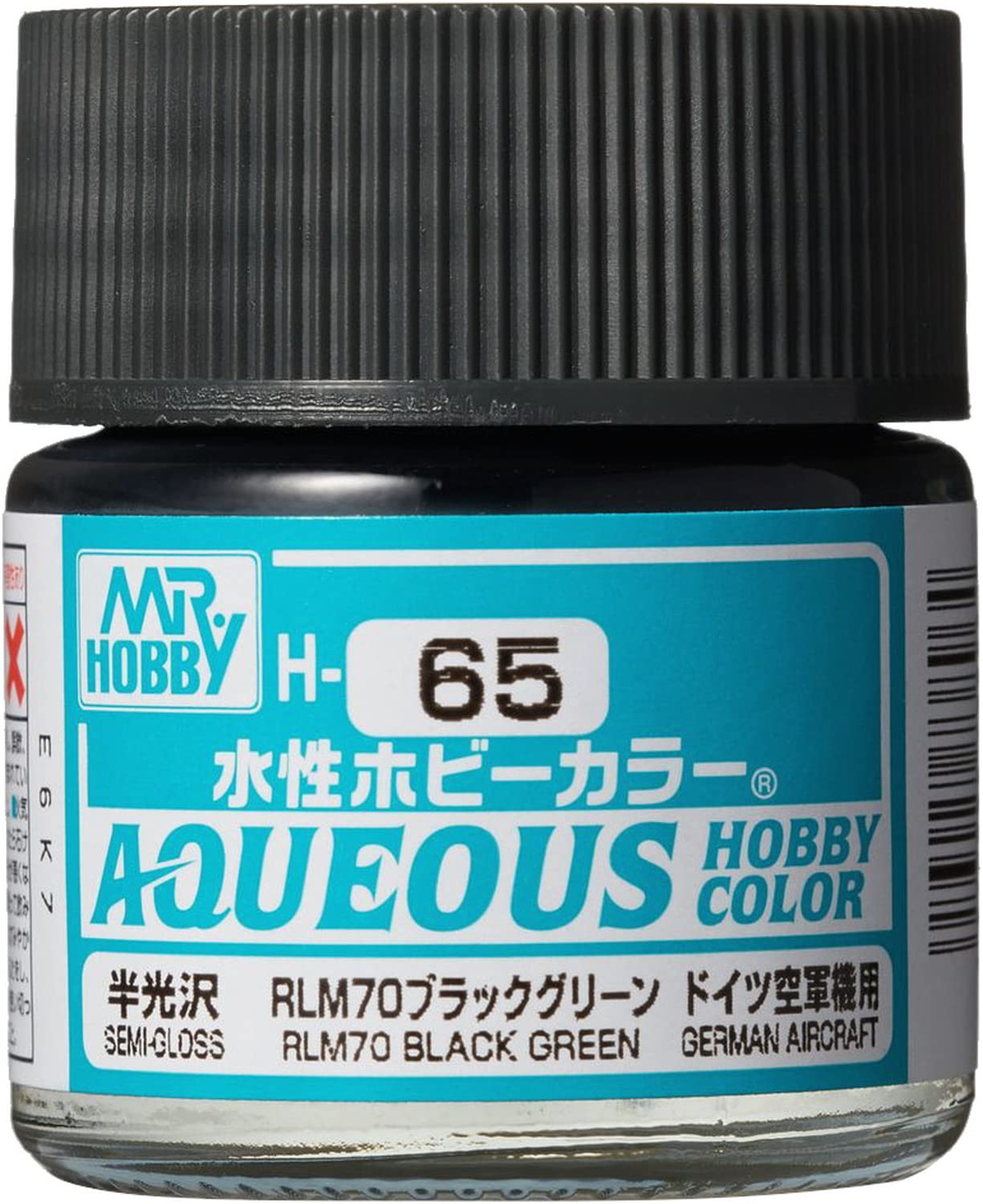 Mr Hobby Aqueous Hobby Color 10ml H-065 RLM70Black Green (G)