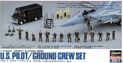Modern US Ground Crew, Pilots with Crew Van