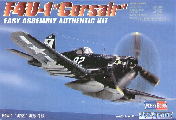 Hobbyboss 1:72 - F4U-1 Corsair