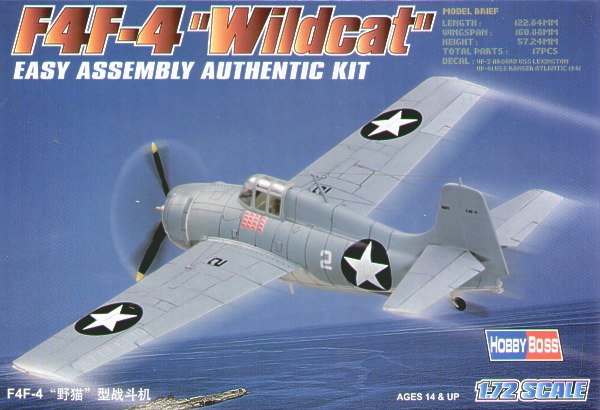 Hobbyboss 1:72 - F4F-4 Wildcat