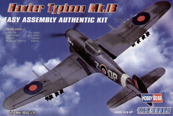 Hobbyboss 1:72 - Hawker Typhoon