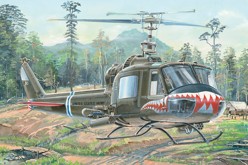 Hobby Boss Bell UH-1B/C Huey- HB81807 - Aircraft Kits