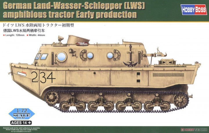 Hobbyboss 1:72 Land Wasser Schlepper Tractor Early