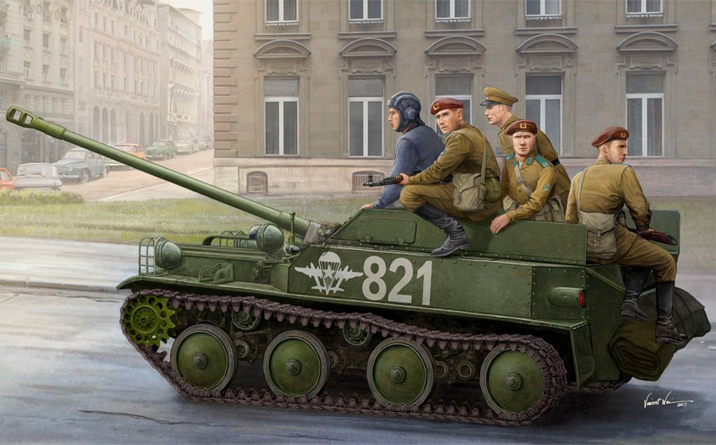 Hobbyboss 1:35 - Russian ASU-57 Tank Destroyer