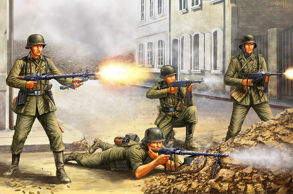 Hobbyboss 1:35 - German Infantry " The Barrage Wall"