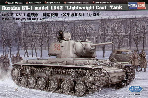 Hobbyboss 1:48 - Russian KV-1 lightweight