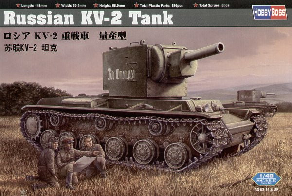 Hobbyboss 1:48 - Russian KV-2 tank