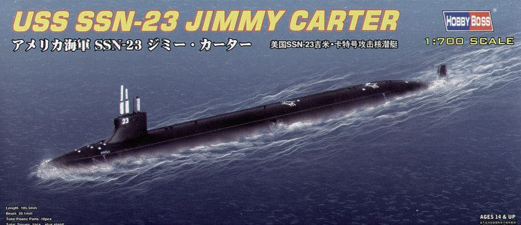 Hobbyboss 1:700 - USS SSN-23 Jimmy Carter Attack Submarine