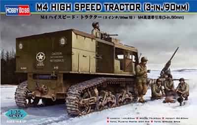 Hobbyboss 1/35 M4 High Speed Tractor (3in / 90mm) 82407